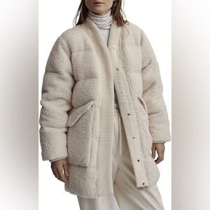 Varley Wynn Sherpa Puffer Coat